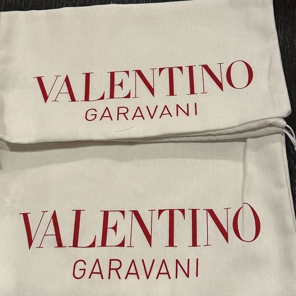 Valentino Garavani brown calf leather VLogo platform sandals mules . 38.5 NWB - Picture 10 of 11